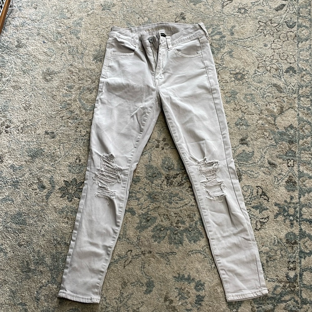 american eagle high rise jeans